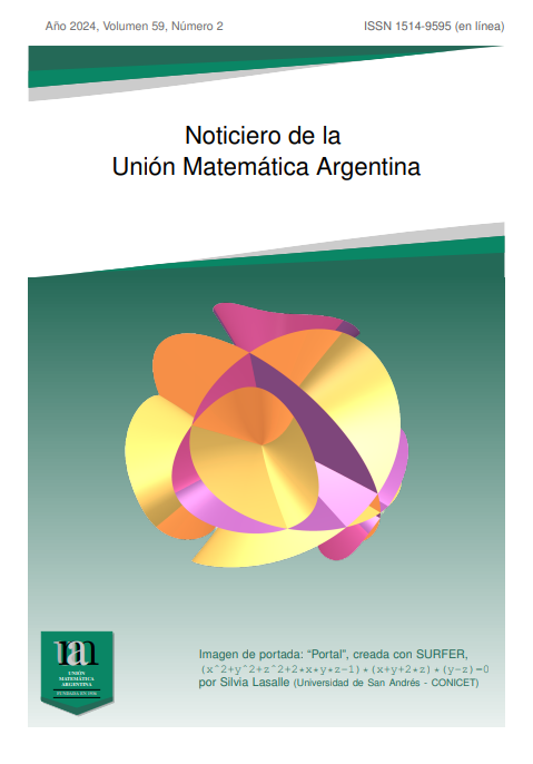 Tapa del Noticiero de la UMA, Año 2024, Volumen 59, Número 2