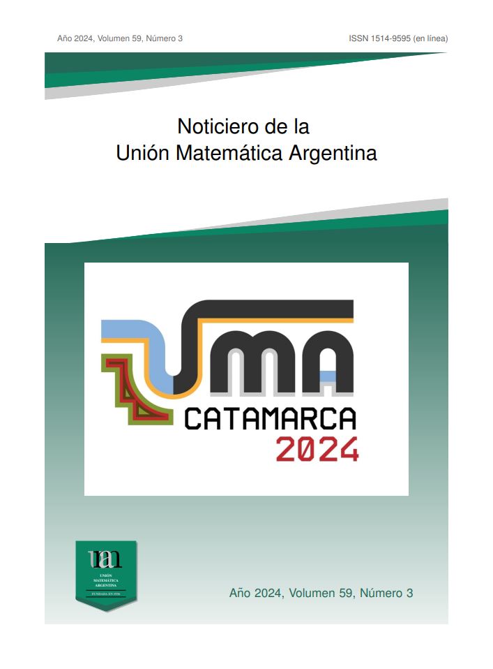 Tapa del Noticiero de la UMA, Año 2024, Volumen 59, Número 3