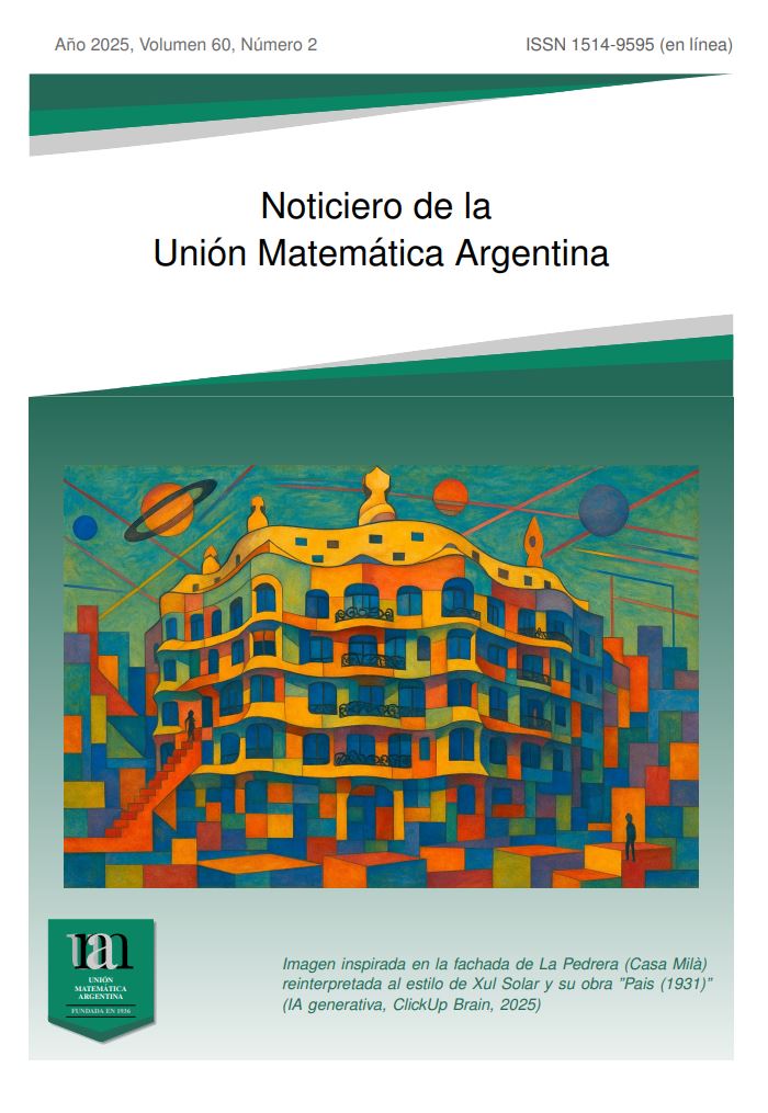 Tapa del Noticiero de la UMA, Año 2025, Volumen 60, Número 2
