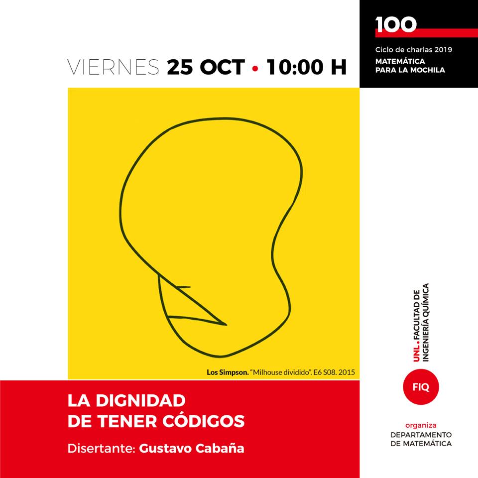 Cuarta charla del ciclo 
